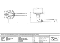 Newbury Lever on Rose Set (Sprung)