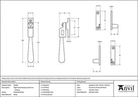 Night-Vent Locking Newbury Fastener