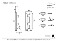 6" Universal Bolt