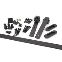 100kg Black Sliding Door Hardware Kit (2m Track)