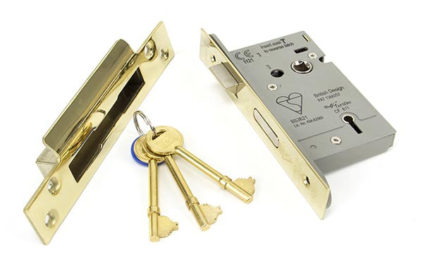 3" 5 Lever Heavy Duty BS Sash Lock