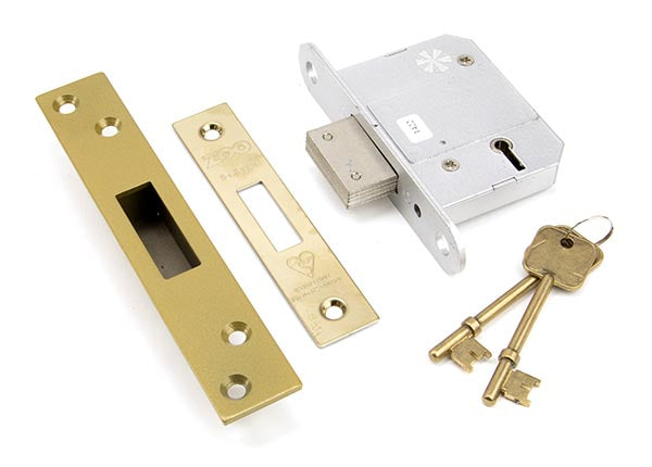 2½" BS 5 Lever Deadlock Keyed to Differ