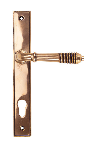 Reeded Slimline Lever Espag. Lock Set