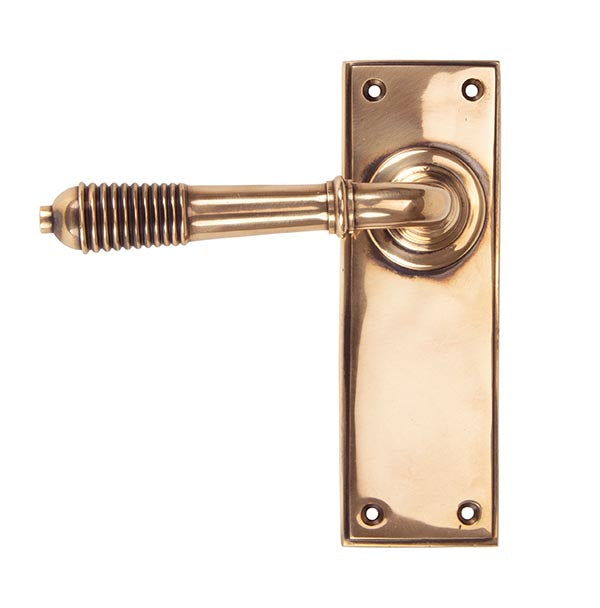 Reeded Lever Latch Set