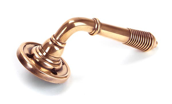 Reeded Lever on Rose Set (Sprung)