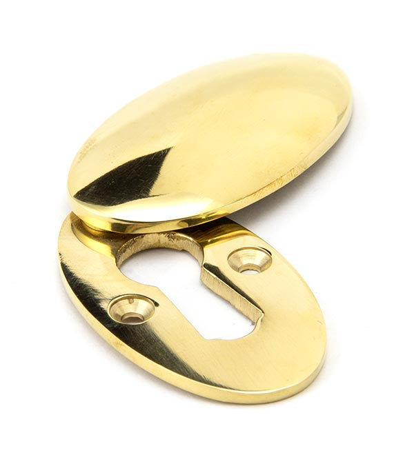 Oval Escutcheon with Cover