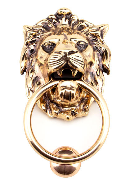 Lion's Head Door Knocker