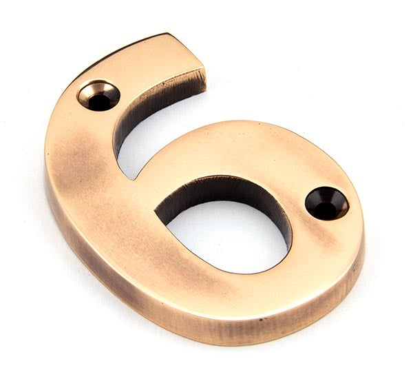 Polished Bronze Numeral