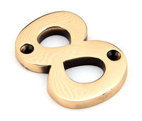 Polished Bronze Numeral