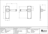 Regency Lever Latch Set