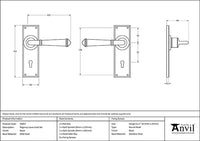 Regency Lever Lock Set