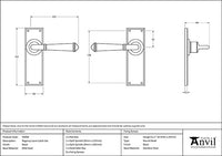 Regency Lever Latch Set