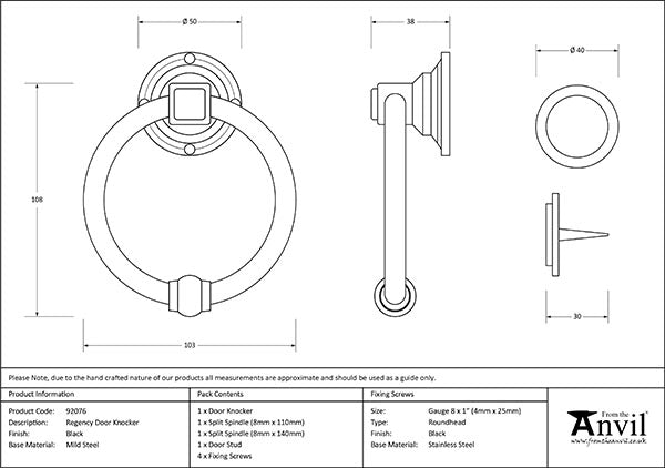 Regency Door Knocker