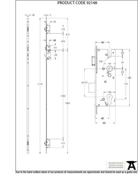 Right-Handed BZP Winkhaus 1.77m AV2 Heritage Lock 45mmBS