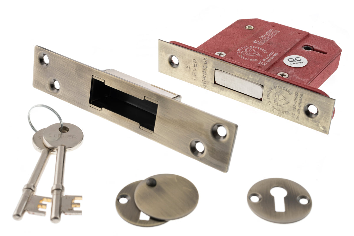 Atlantic 5 Lever Key Deadlock [BS] 2.5"