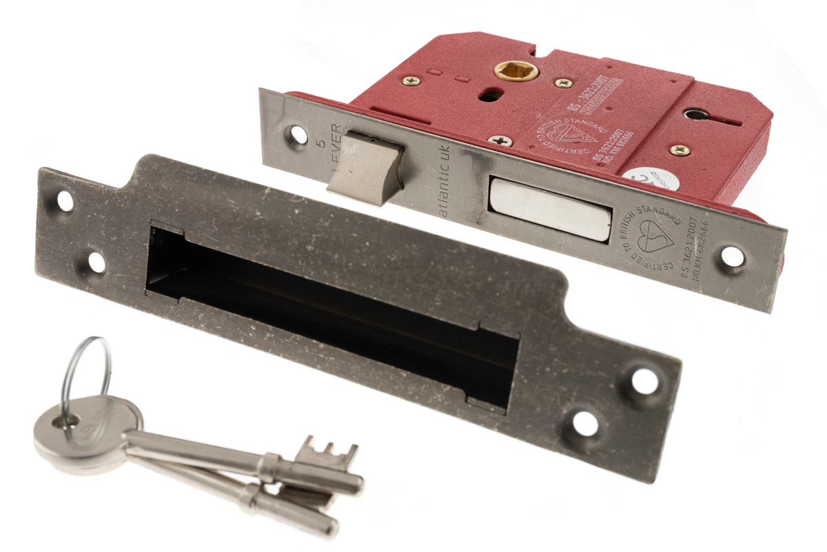 Atlantic 5 Lever Key Sashlock [BS] 2.5"