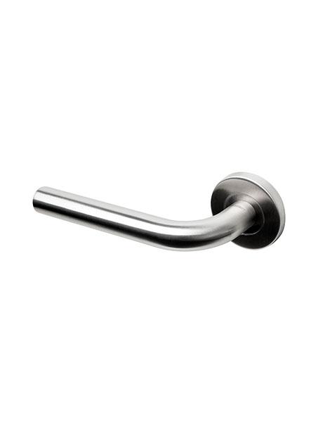 19mm dia Straight Lever Handle on 6mm Sprung Rose Grade 304 - EN 1906: Grade 3