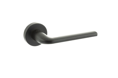 CleanTouch Anti-Bac Forme Milly Lever Door Handle on Minimal Round Rose