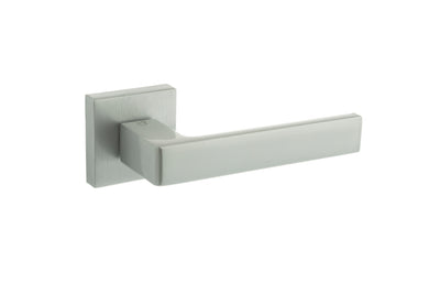 CleanTouch Anti-Bac Forme Asti Lever Door Handle on Minimal Square Rose