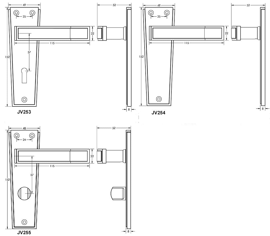 Deco Suite Lever on Plate