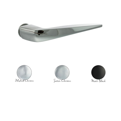 Forme Foglia Lever Door Handle on Concealed Round Rose