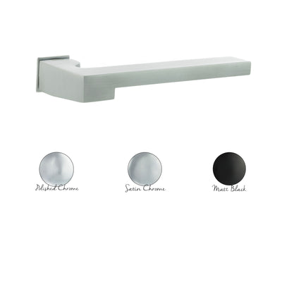 Forme Ginevra Lever Door Handle on Concealed Square Rose