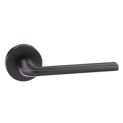 Forme Milly Lever Door Handle on Minimal Round Rose