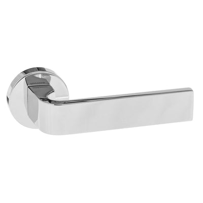 Forme Monza Lever Door Handle on Minimal Round Rose