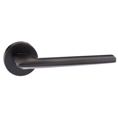 Forme Boston Lever Door Handle on Minimal Round Rose