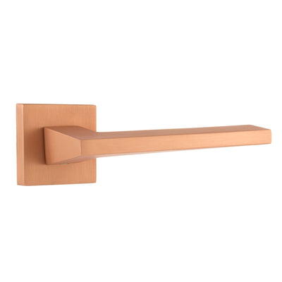 Forme Lorena Lever Door Handle on Minimal Square Rose