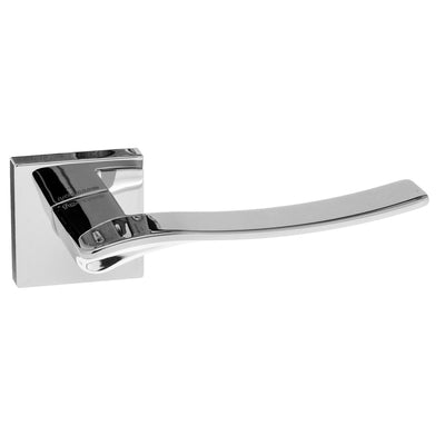 Forme Olimpia Lever Door Handle on Minimal Square Rose