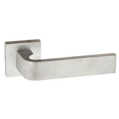 Forme Monza Lever Door Handle on Minimal Square Rose