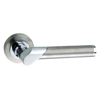 Mediterranean Tunis Lever Door Handle on Round Rose