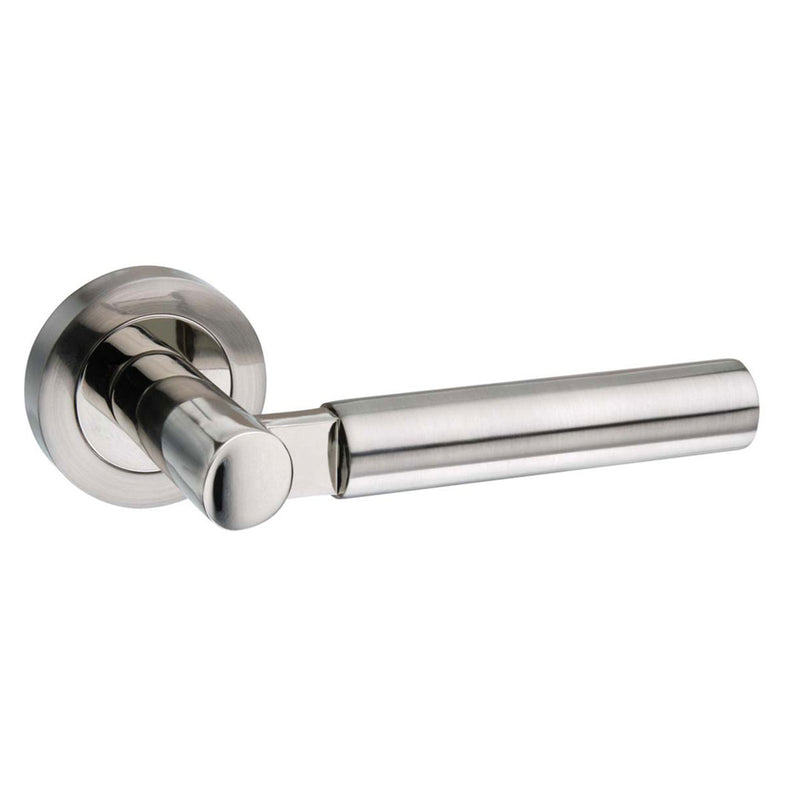 Mediterranean Palermo Lever Door Handle on Round Rose