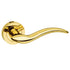 Mediterranean Barcelona Lever Door Handle on Round Rose