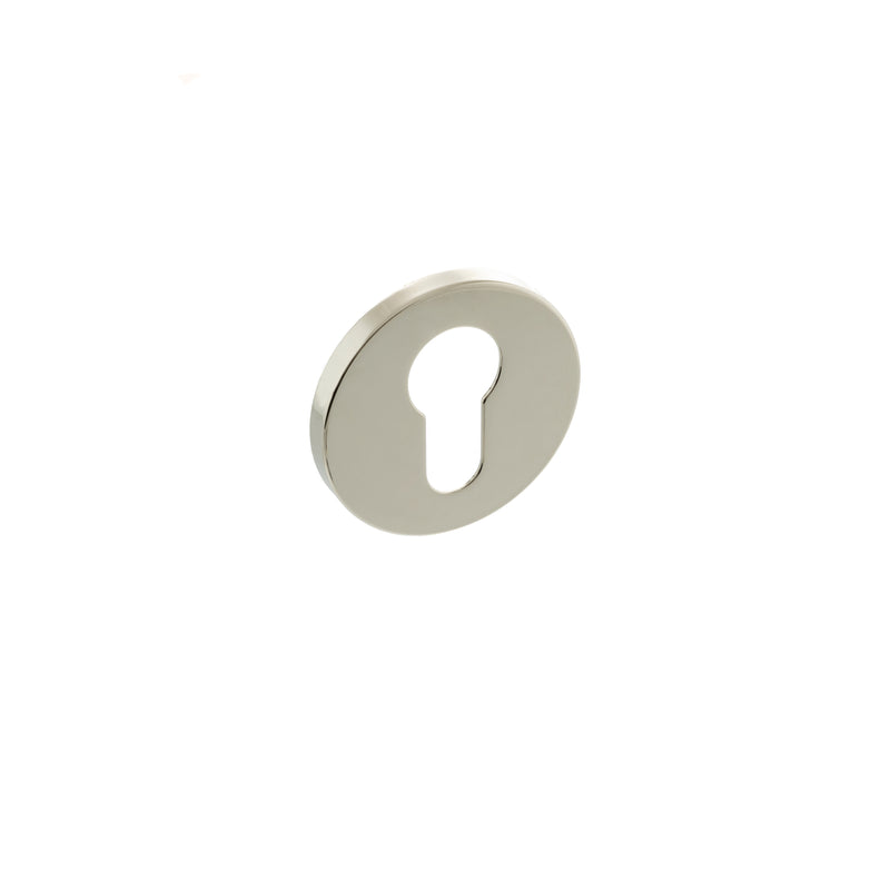 Millhouse Brass Euro Escutcheons on 5mm Slimline Round Rose