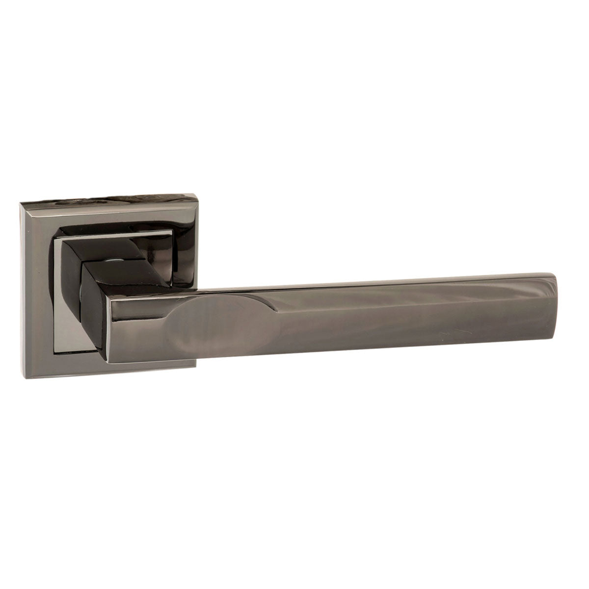 STATUS Kansas Lever Door Handle on Square Rose