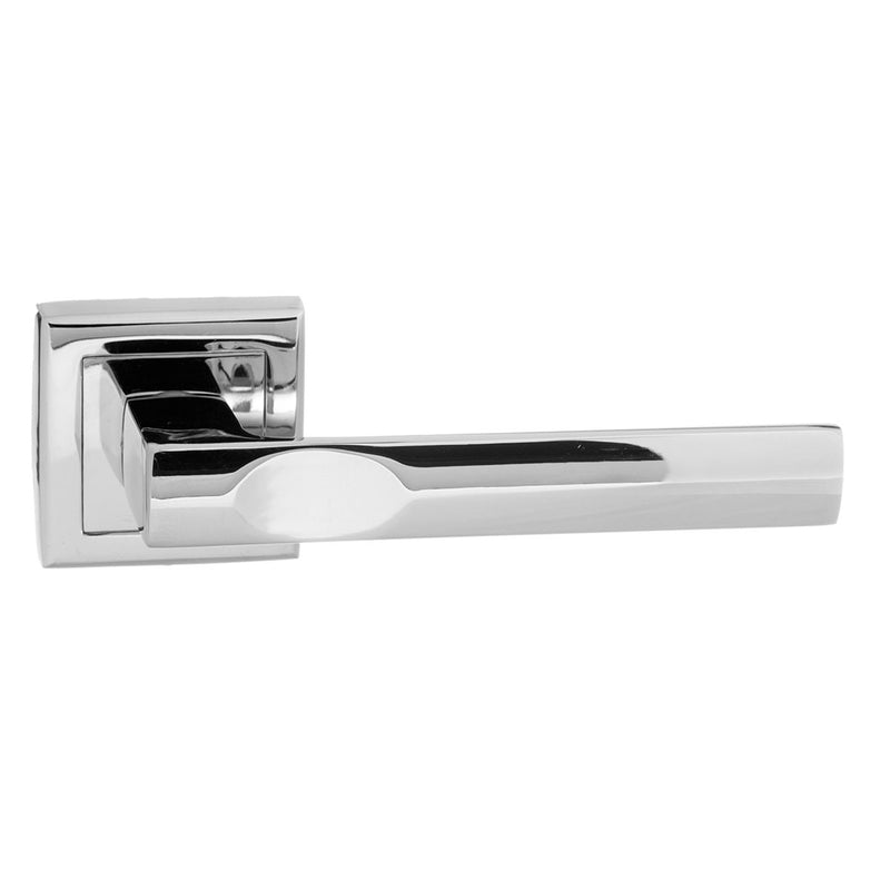 STATUS Kansas Lever Door Handle on Square Rose