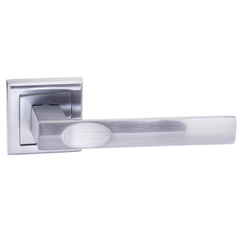 STATUS Kansas Lever Door Handle on Square Rose