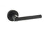 STATUS Nebraska Lever Door Handle on Round Rose