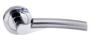 STATUS Florida Lever Door Handle on Round Rose