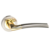 STATUS Indiana Lever Door Handle on Round Rose