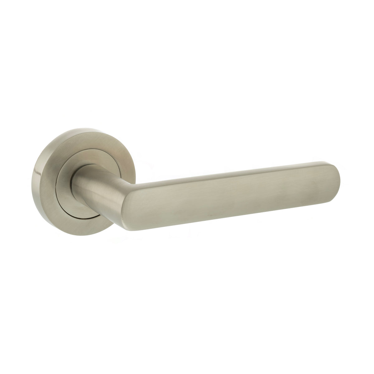 STATUS Carolina Lever Door Handle on Round Rose