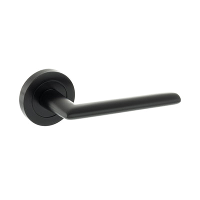 STATUS Alabama Lever Door Handle on Round Rose