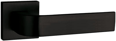 Tupai Rapido CurvaLine Turis Lever Door Handle on Square Rose