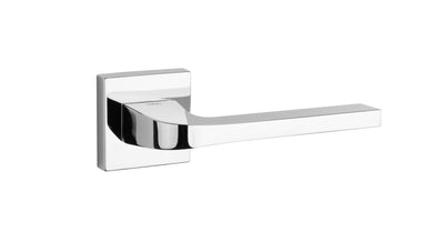 Tupai Rapido CurvaLine Valbona Lever Door Handle on Square Rose