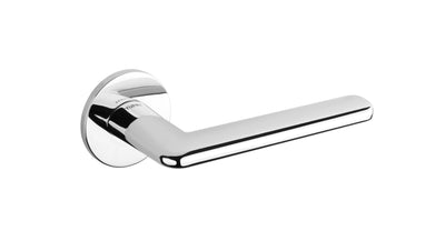 Tupai Rapido 5S Line Tavira Lever Door Handle on 5mm Slimline Round Rose