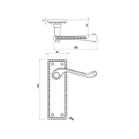 Georgian Suite Lever on Plate