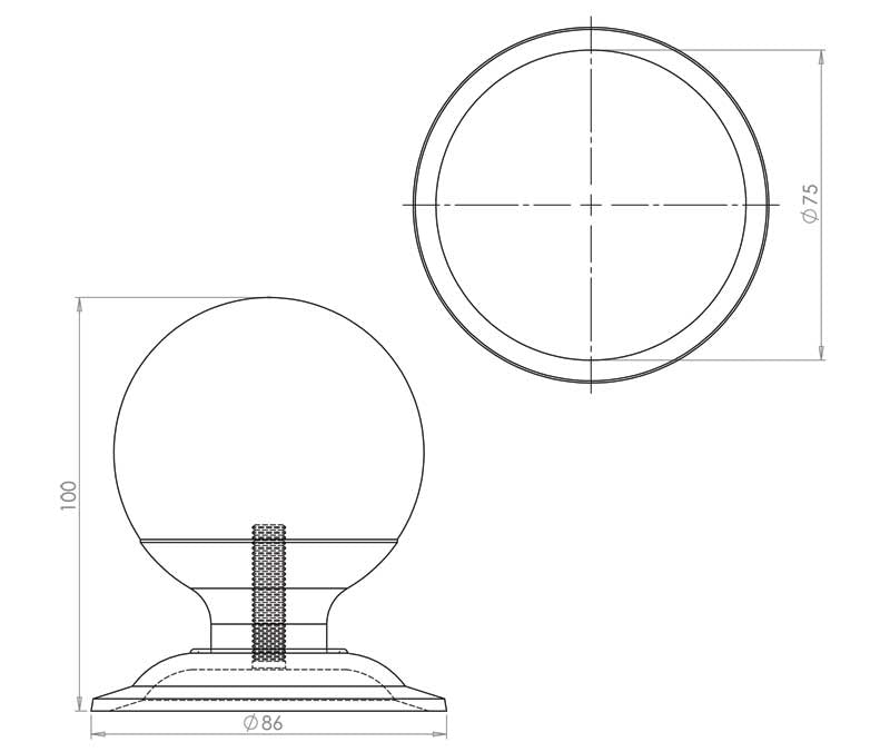 Bromley Centre Door Knobs