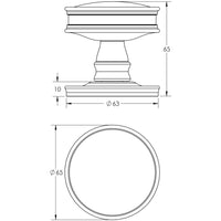 Burlington Berkeley Mortice Door Knob